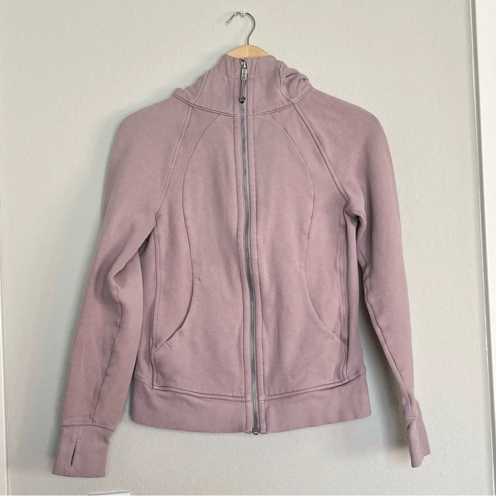 Lululemon Scuba Hoodie *Light Cotton Fleece
Smoky Blush Size 4 Full Zip - Picture 4 of 9